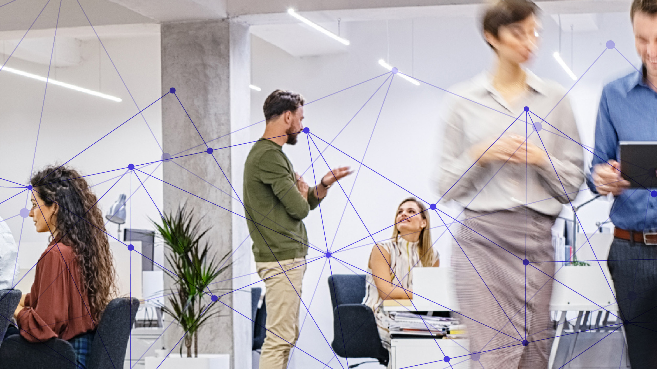 Hybrid work spaces using wifi based people analytics